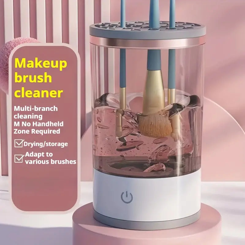 Nettoyeur Électrique de Pinceaux de Maquillage – Rechargeable & Automatique